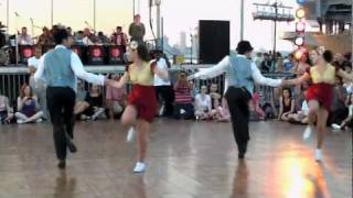 Swing performance by Syncopated City Dance Company at the Moondance on Pier 84 July 102011 [upl. by Adnir]