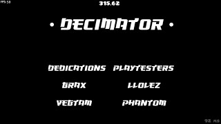 Decimator by KingEggplant987easy platformer demon [upl. by Glaser42]