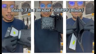 MG Review Coach 3 In 1 Wallet  CR899 Black [upl. by Chrystal]