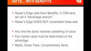 Raisers Edge Therapy YearEnd Tax Receipts CRA Guidelines for Charitable Tax Receipts in Canada [upl. by Auqeenahs]