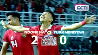 Highlight Pertandingan Indonesia 2 vs Turkmenistan 0  Sportacular World Class Match [upl. by Llyrpa864]