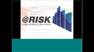 Introduction to Monte Carlo Simulation and Risk Analysis using RISK and RISKOptimizer [upl. by Ehtylb]