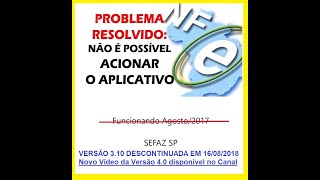 RESOLVER ERRO NOTA FISCAL ELETRONICA NÃO É POSSÍVEL ACIONAR APLICATIVO  Como Baixar instalar NFe [upl. by Ashmead255]