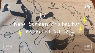 New Screen Protector Paperlike 21 [upl. by Roderich36]