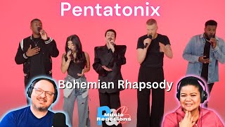 Pentatonix quotBohemian Rhapsodyquot  Cover Live  Couples Reaction [upl. by Sanbo28]