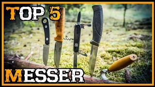 Unsere TOP 5 Bushcraft Messer  Outdoor Bushcraft Deutschland [upl. by Ynnaf]