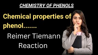 Reimer Tiemann Reaction chemical properties of phenol phenol riemertiemannreaction [upl. by Goldina]