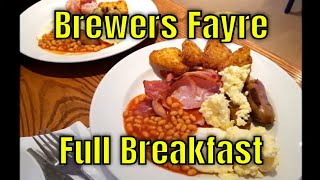 Brewers Fayre  Full Breakfast [upl. by Noel]