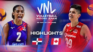 🇩🇴 DOM vs 🇹🇷 TUR  Highlights  Week 3  Womens VNL 2024 [upl. by Notsla]