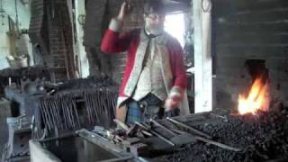 Colonial Williamsburg  Blacksmith [upl. by Oberstone]