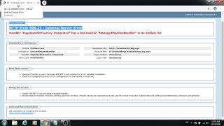 HTTP Error 500 21 Internal Server Error [upl. by Ayotol]