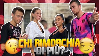 CHI PRENDE PIU BACI DALLE RAGAZZE VINCE SFIDA con i PirlasV [upl. by Brentt418]