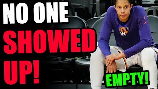 FAIL No one shows up to WNBA Brittney Griner return [upl. by Kenlay]