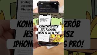 KONIECZNIE TO ZRÓB  IPHONE 16 i 16 PRO EKSKLUZYWNY FICZER 😎 ios18 iphone16 ios18tips shorts [upl. by Odlanyer]