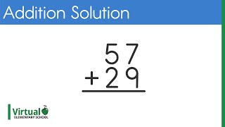 Grade 2 Math Addition Solution [upl. by Akirderf]