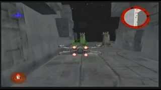 Star Wars Rogue Squadron N64 Mission 18 The Death Star Trench Run  Gold Medal [upl. by Carbone]