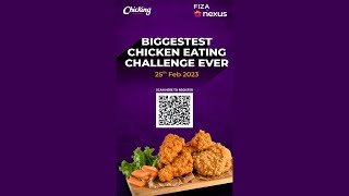 LIVE  Chicken Eating Challenge by Chicking amp Fiza by Nexus Mall  25Feb23 [upl. by Balliett]