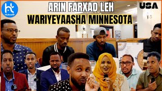 Wariyeyaasha Minnesota ee Dalka Mareykanka ayaa si heer sare usoo dhaweeyay Wariye Sharmake Abukar [upl. by Liddie]