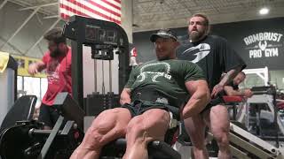 6 Weeks Out  Leg Day w IFBB Pro Dorian Haywood  Armbrust Pro Gym [upl. by Alled105]