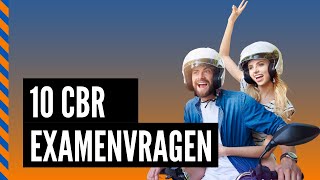 10 CBR VRAGEN BROMMER 2024 l Jouwscooterrijbewijsnl [upl. by Grimona]