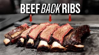 This is How To Smoke Beef BACK Ribs the Best Way [upl. by Aekerly]