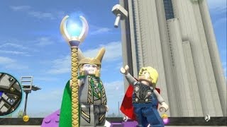 LEGO Marvel Super Heroes PS4  Loki Free Roam Gameplay [upl. by Albright]