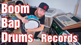 How I Make Boom Bap Drums From Vinyl On The Akai MPC [upl. by Moises]