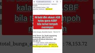 Cara membandingkan pulangan ASB simpan sendiri VS ASBF [upl. by Aninaj389]