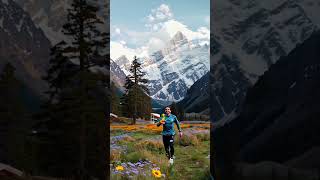 Man and Parot A Mountain Friendship rare bond betwen a man and a parrot in natures heartreelsnew [upl. by Al185]