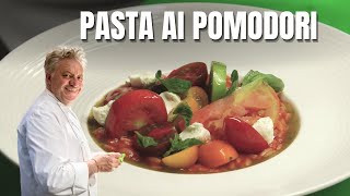 Pasta ai Pomodori Mascarpone e Basilico  Le ricette di Peppe Guida [upl. by Airdnekal922]