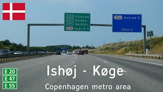 Denmark E20 Ishøj  Køge [upl. by Rafe]