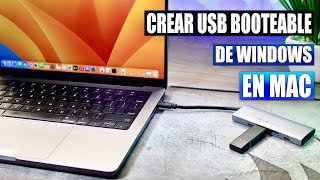 Crear USB booteable de Windows 11 en macOS ✅ 2024 [upl. by Leo]