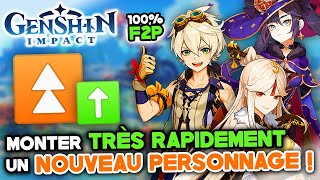 ► COMMENT MONTER ET XP TRÈS RAPIDEMENT UN PERSONNAGE EN 2024   GUIDE 100 F2P  GENSHIN IMPACT FR [upl. by Yuh]