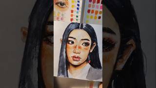 tontawant 💖 portraitwatercolor watercolorportrait tontawant tontawan tutontawan tu [upl. by Aridan]