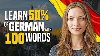 Learn German in 45 minutes The TOP 100 Most Important Words  OUINOcom [upl. by Ayad]