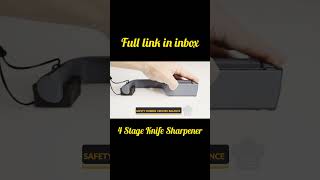 4 Stage Knife Sharpener Tool with Professional 800 Grit Whetstonechopping multitoolstoolcollector [upl. by Nnoved689]