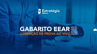 GABARITO EEAR 20221 CORREÇÃO DE PROVA AO VIVO  Escola de Especialistas de Aeronáutica [upl. by Danelle]