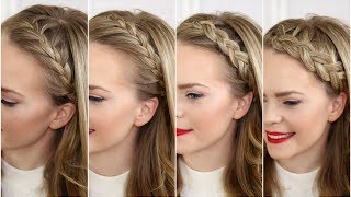 Four Headband Braids  Missy Sue [upl. by Ainitsirc]