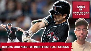 The Arizona Diamondbacks Split Braves Series Players Who Need to End First Half Strong [upl. by Yattirb964]