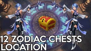 12 Zodiac Chests Location Secret Mirror Kingdom Hearts Birth By Sleep 02  A Fragmentary Passage [upl. by Muire]