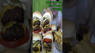 Hamburger ASMR Mukbang Yeme Sesleri ve Lezzet 21 [upl. by Selwyn978]