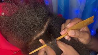 ASMR scalp check amp light comfortable scalp scratching asmr hair scalp [upl. by Agnola783]