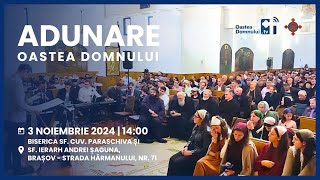 Adunarea anuală a Oastei Domnului  Brașov 3 noiembrie 2024 [upl. by Citron]