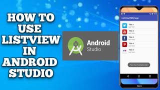 Android ListView  ListView in Android Studio  ListView With Item Click [upl. by Tiffanle36]