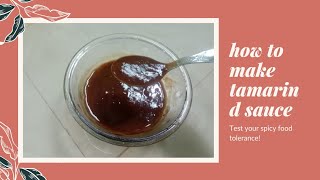 how to make tamarind sauce [upl. by Einneb]