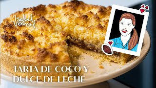 Clásica tarta de coco y dulce de leche [upl. by Atteugram]