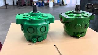 John Deere 4020 pump 10 and 20 series hydraulic pump [upl. by Dmitri44]