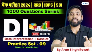 📊 Data Interpretations DI  1000 Prelims Level DI Set  9  RRB POCLERK  IBPS  SBI  RBI [upl. by Ahsekal]