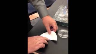 Filter paper folding [upl. by Emery]