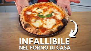 La PIZZA INFALLIBILE nel FORNO di CASA senza ATTREZZI anche se non sai cucinare [upl. by Ringler]